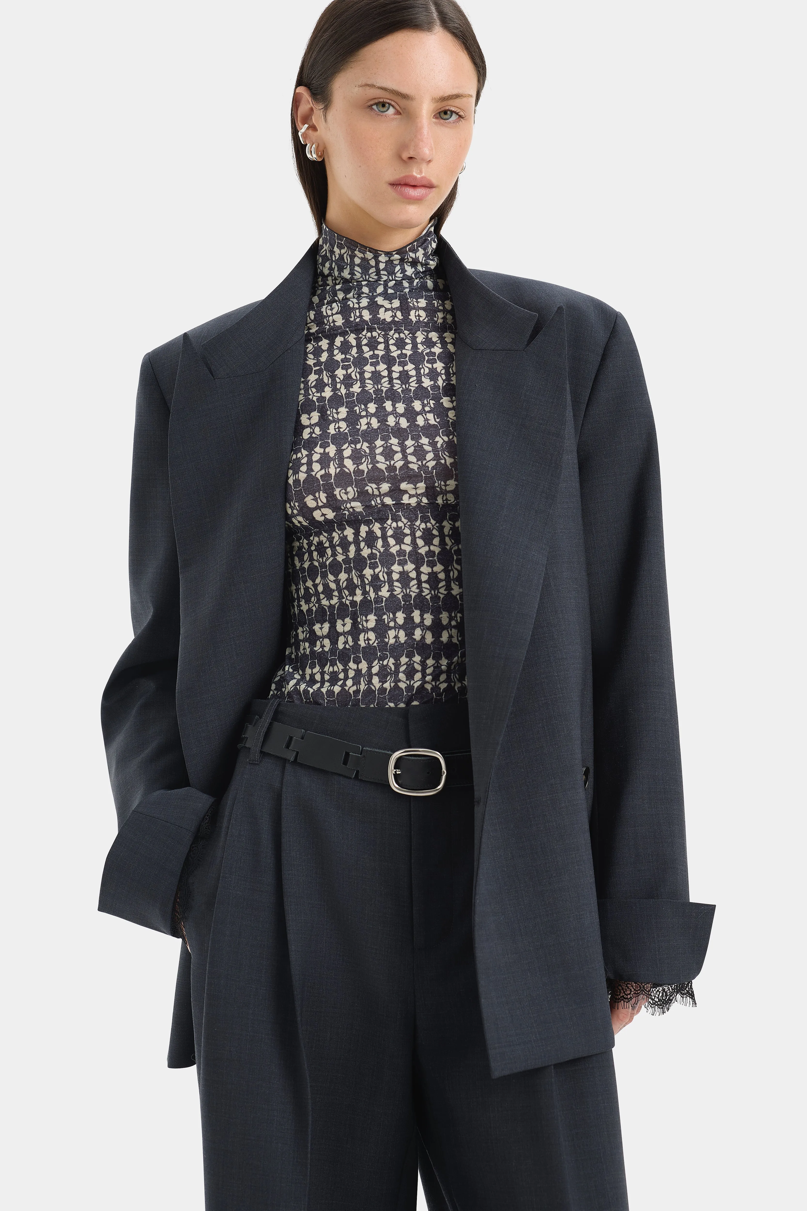 Mathias Wide Leg Trouser sold by SIR the label product image thumbnail 4