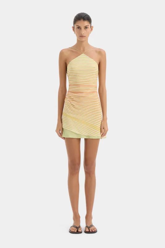 Calypso Layered Mini Dress made by SIR the label