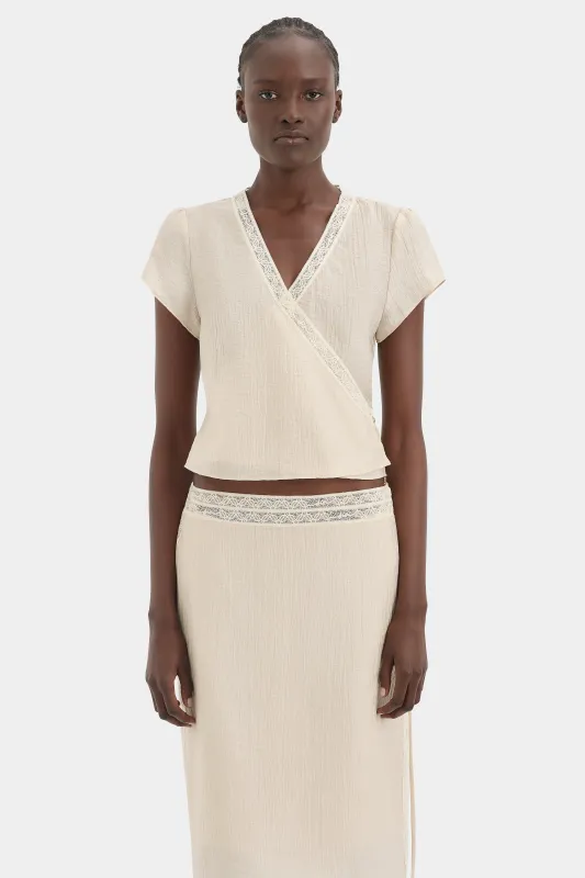 Nora Wrap Top made by SIR the label