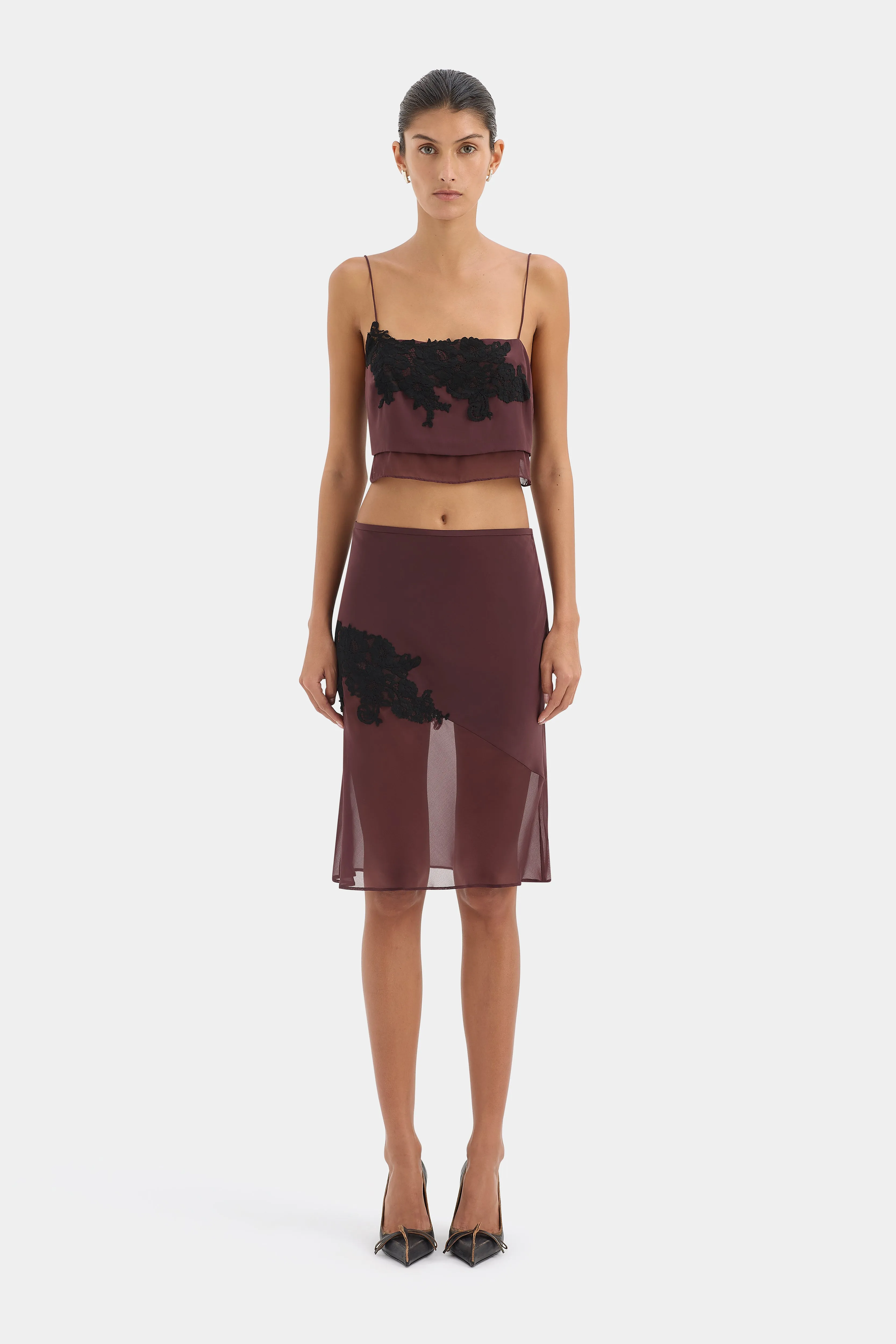 Noria Cropped Cami sold by SIR the label product image thumbnail 2