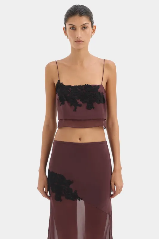 Noria Cropped Cami made by SIR the label