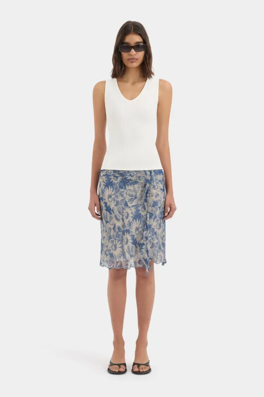 Lilia Ruffle Skirt made by SIR the label