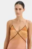 Martina V Neck Slip Dress sold by SIR the label