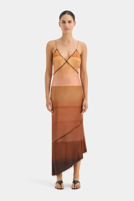 Martina V Neck Slip Dress sold by SIR the label