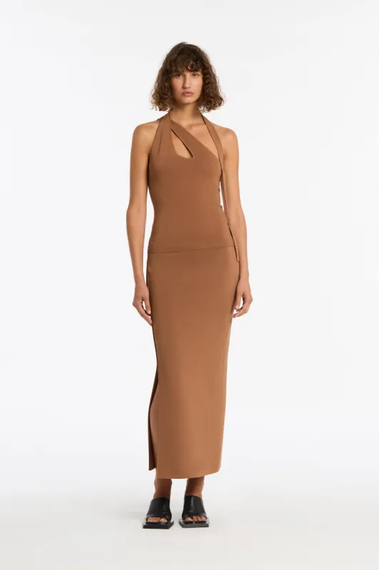 Nadja Button Midi Skirt sold by SIR the label
