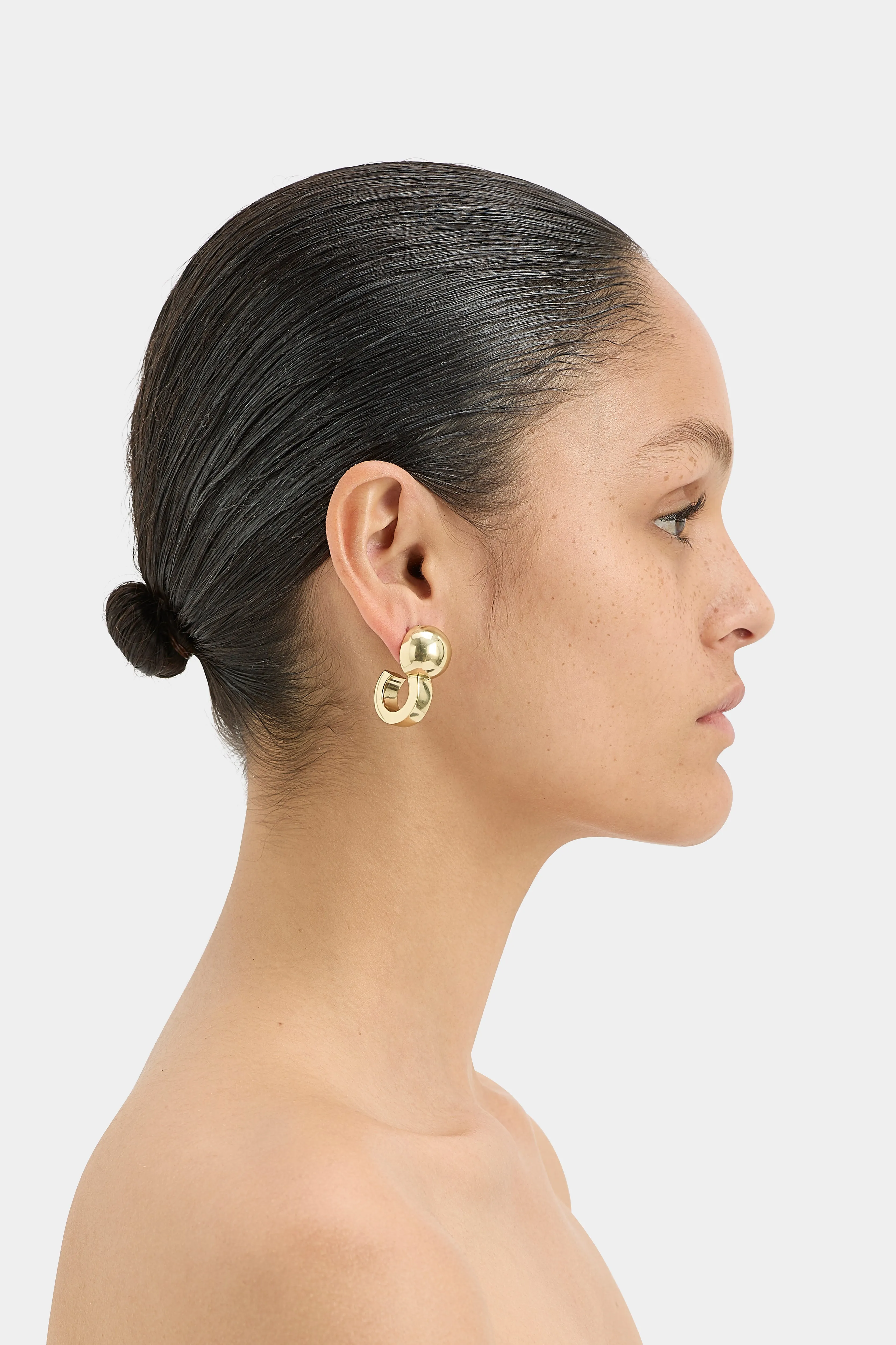 Cielo Sphere Hoop Earring sold by SIR the label product image thumbnail 3
