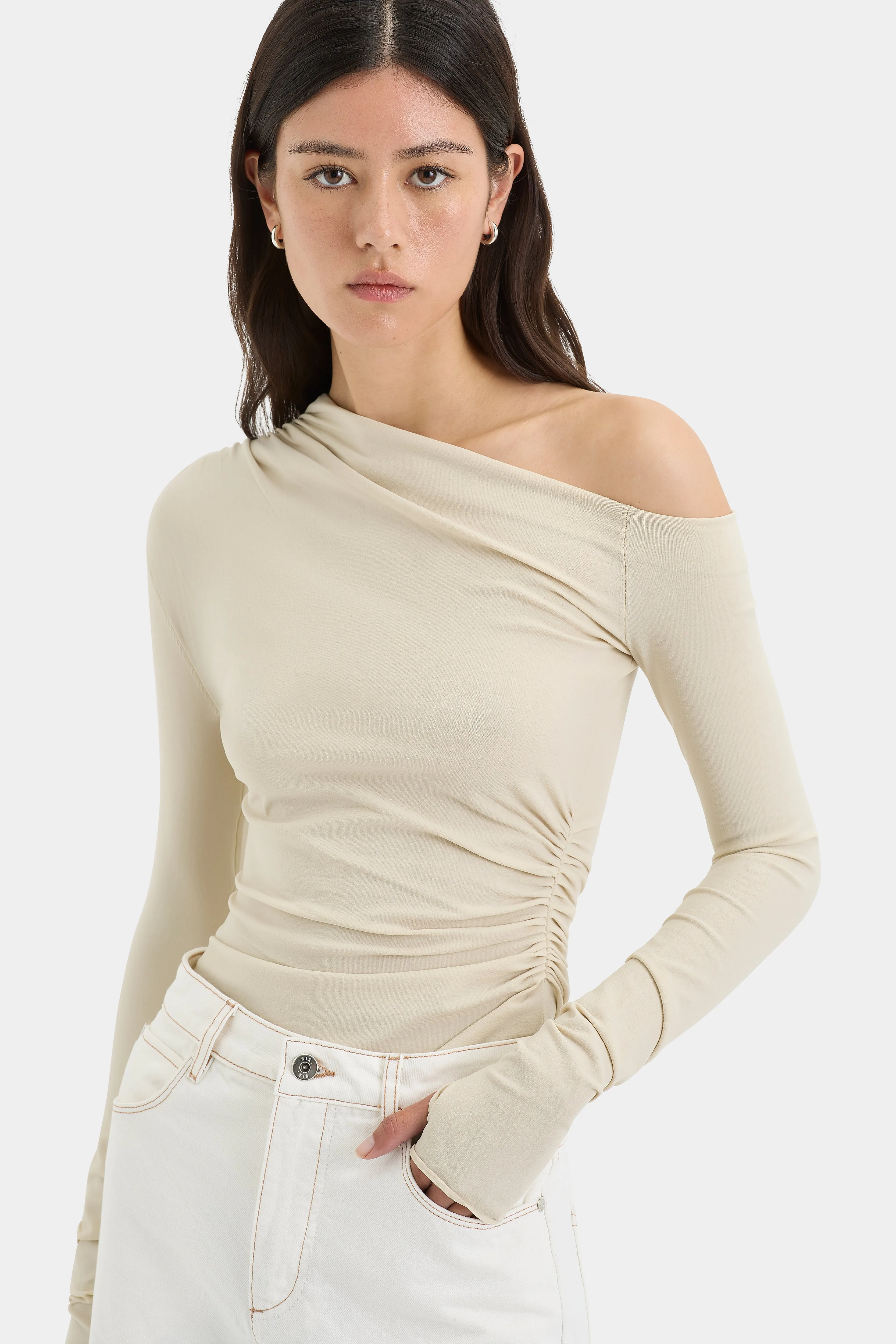 Lottie Gathered Top sold by SIR the label product image thumbnail 5