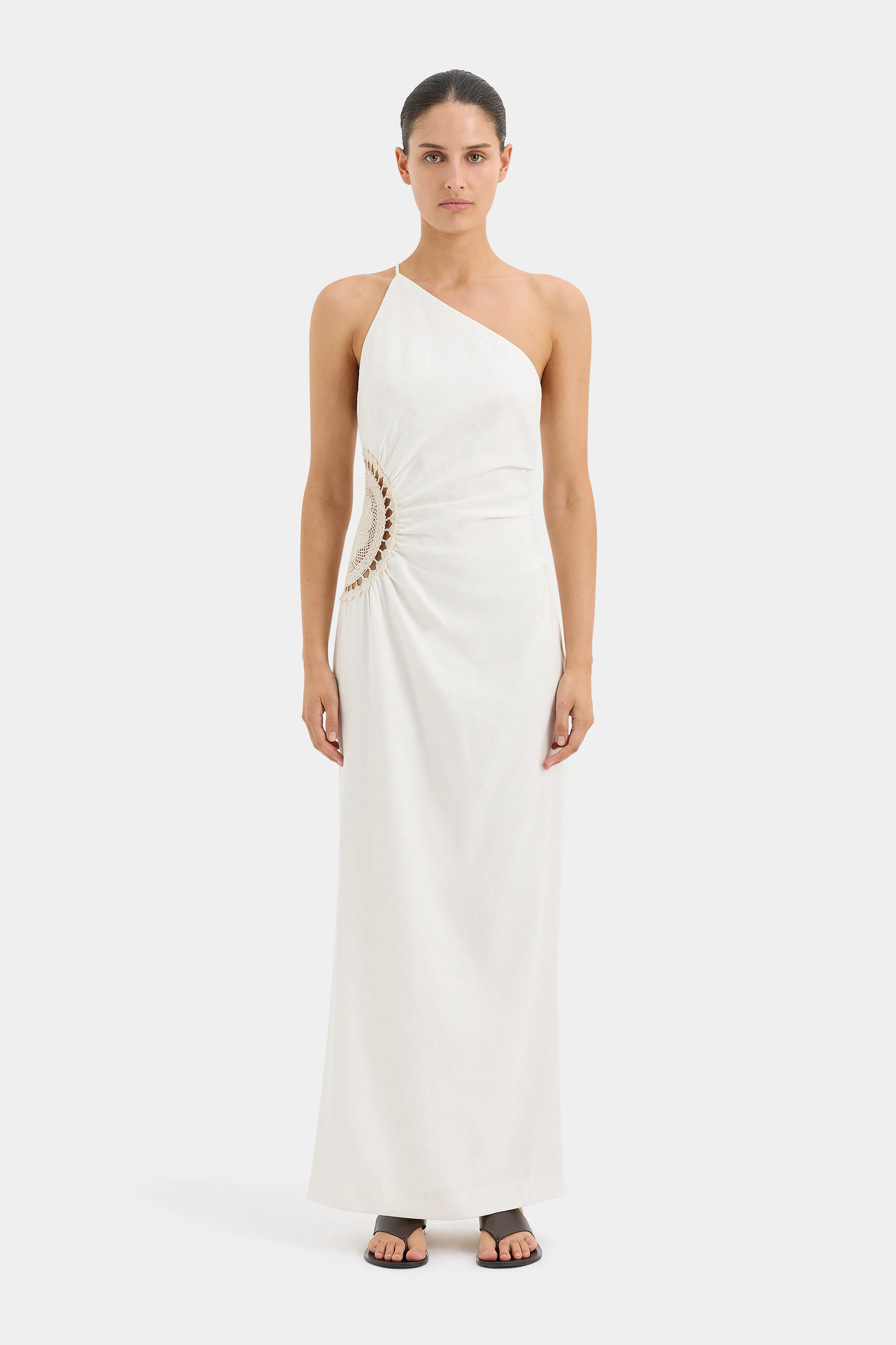 Atacama One Shoulder Dress sold by SIR the label