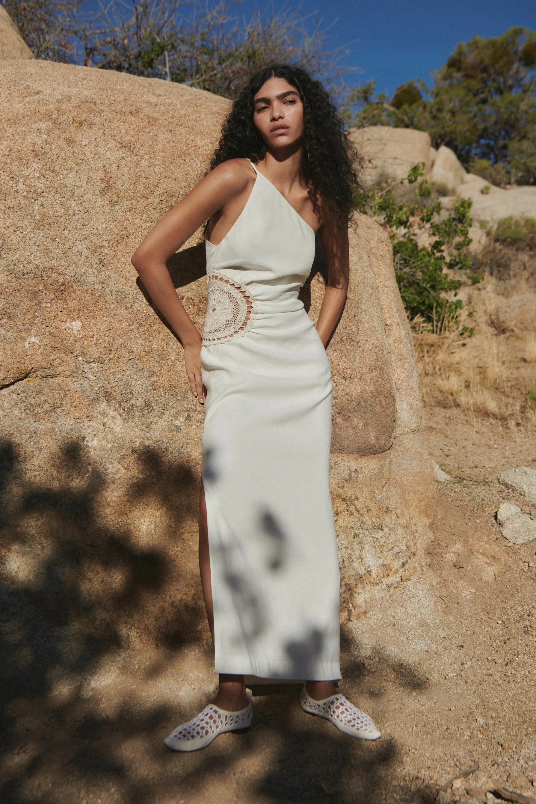 Atacama One Shoulder Dress sold by SIR the label product image thumbnail 2