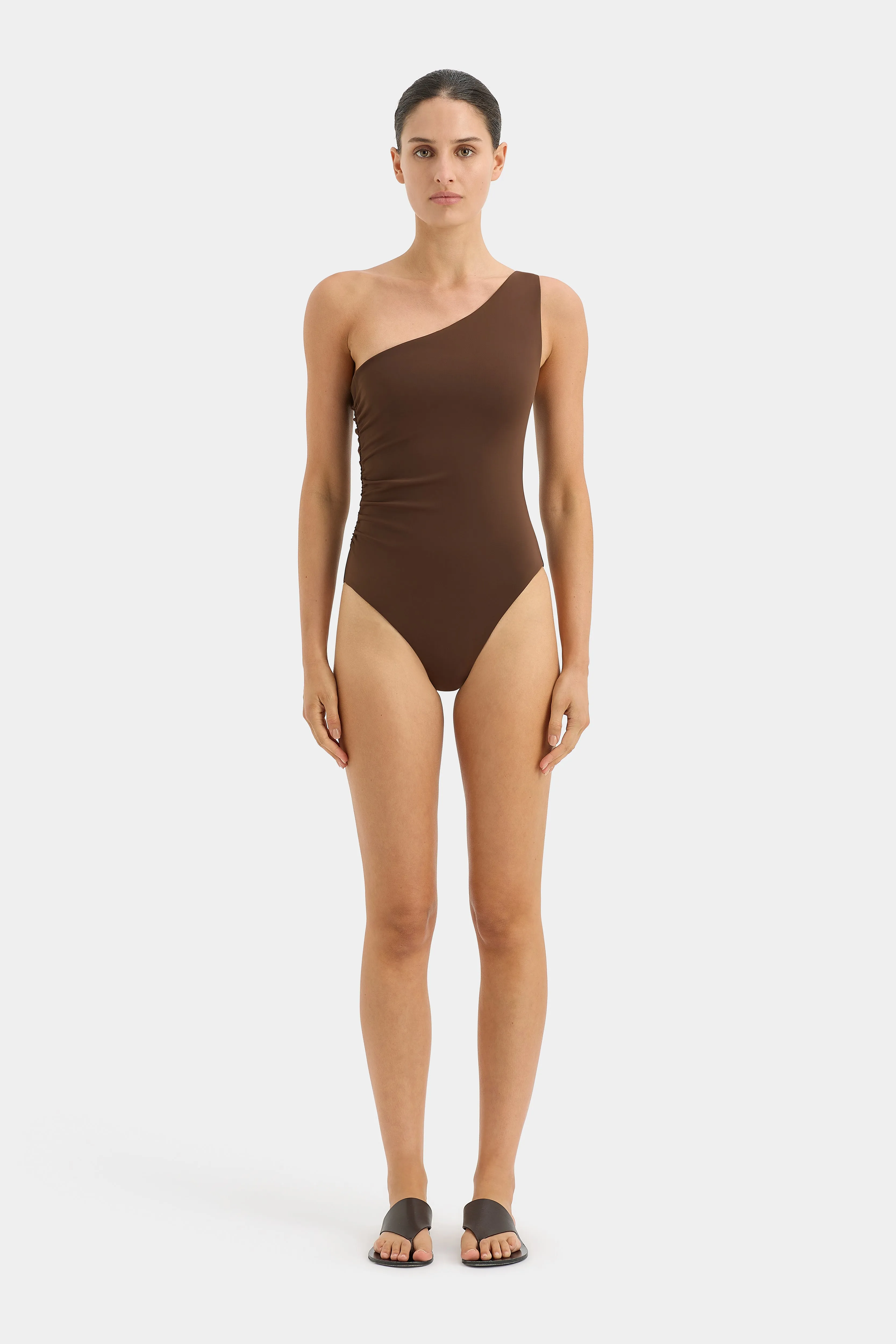 Jeanne One Shoulder One Piece sold by SIR the label