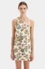 Eleanora Asymmetric Mini Dress sold by SIR the label