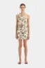 Eleanora Asymmetric Mini Dress sold by SIR the label