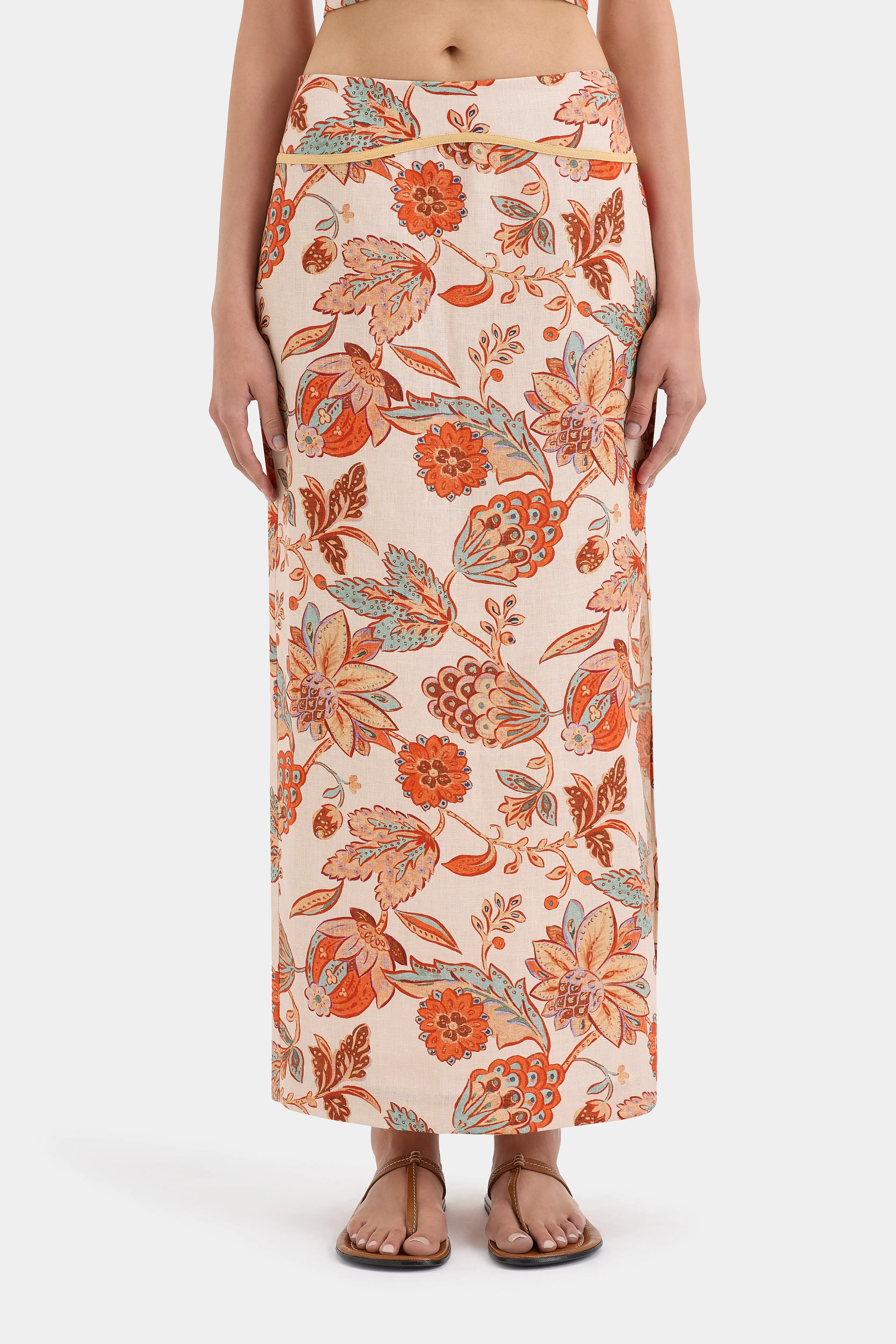 Noemi Midi Skirt sold by SIR the label product image thumbnail 3