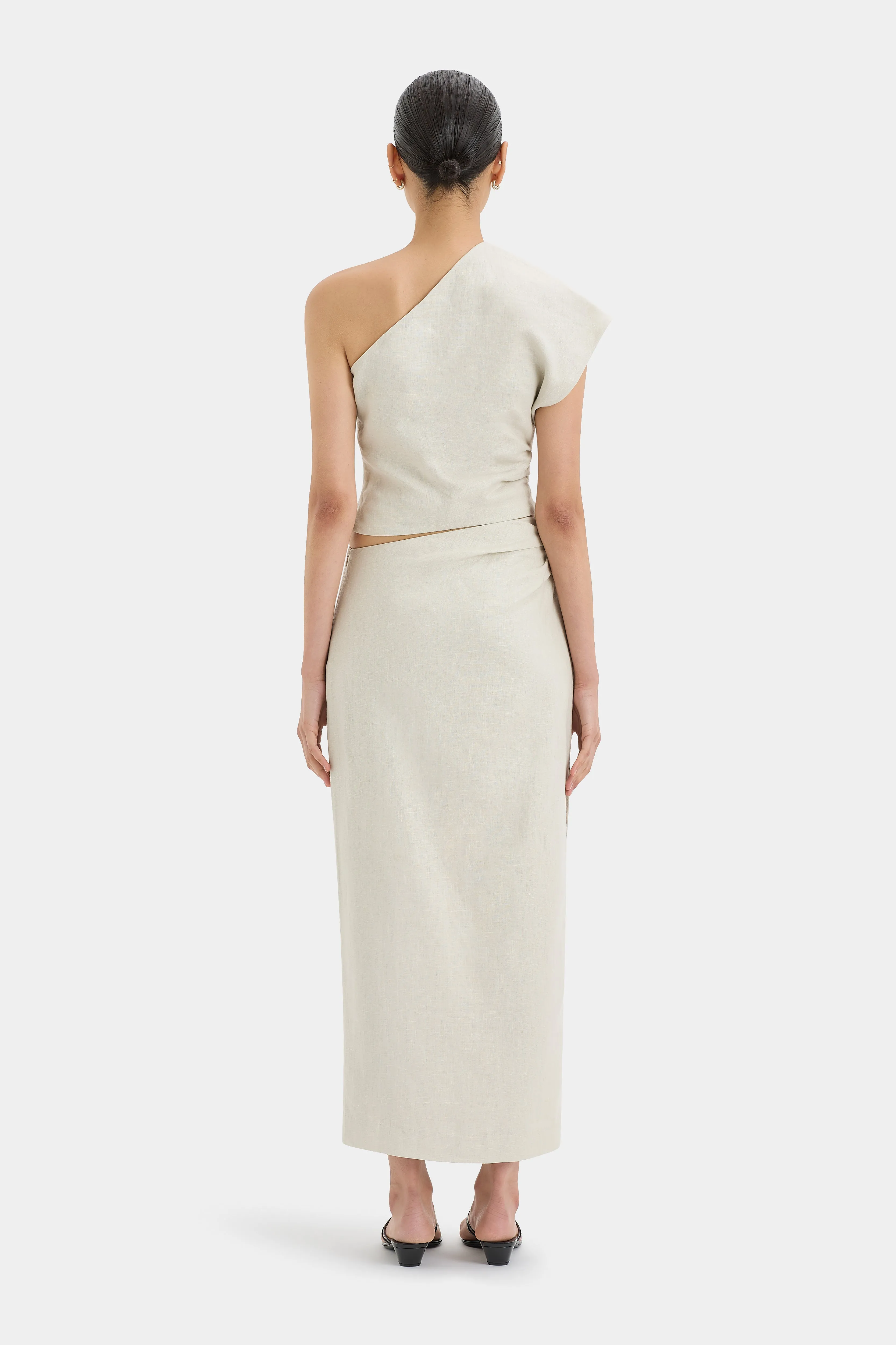 Affogato Asymmetric Midi Skirt sold by SIR the label product image thumbnail 3