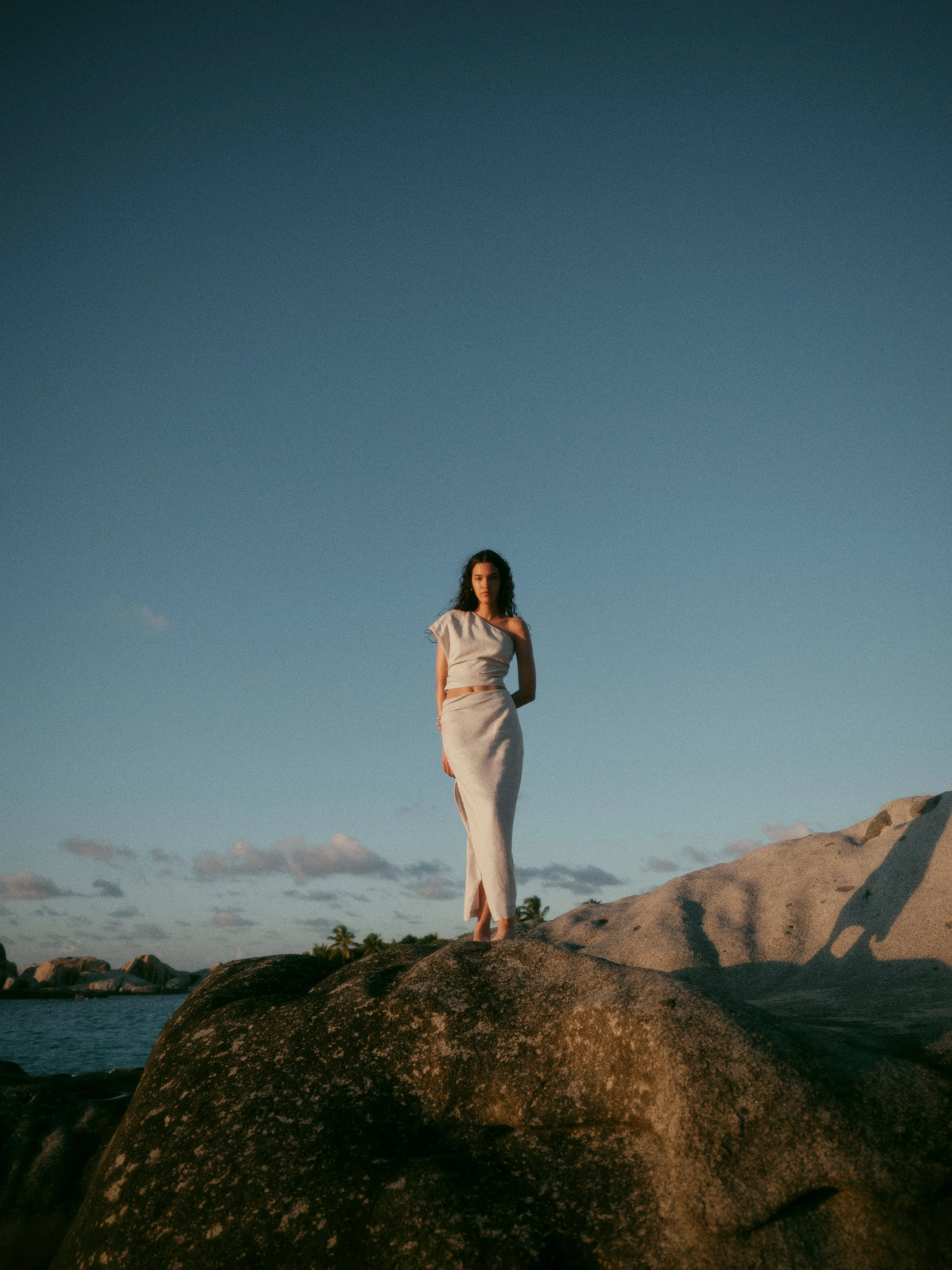 Affogato Asymmetric Midi Skirt sold by SIR the label product image thumbnail 2