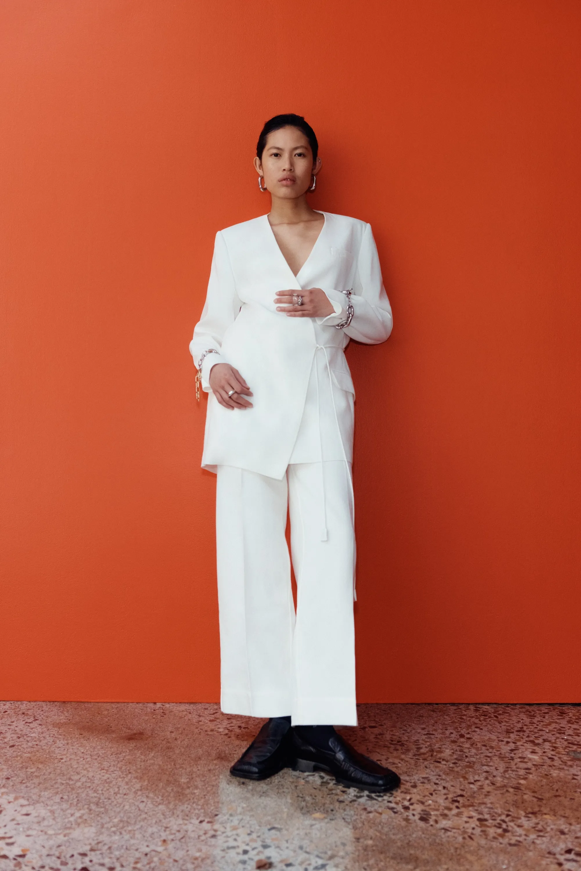 Clemence Tie Blazer sold by SIR the label product image thumbnail 2