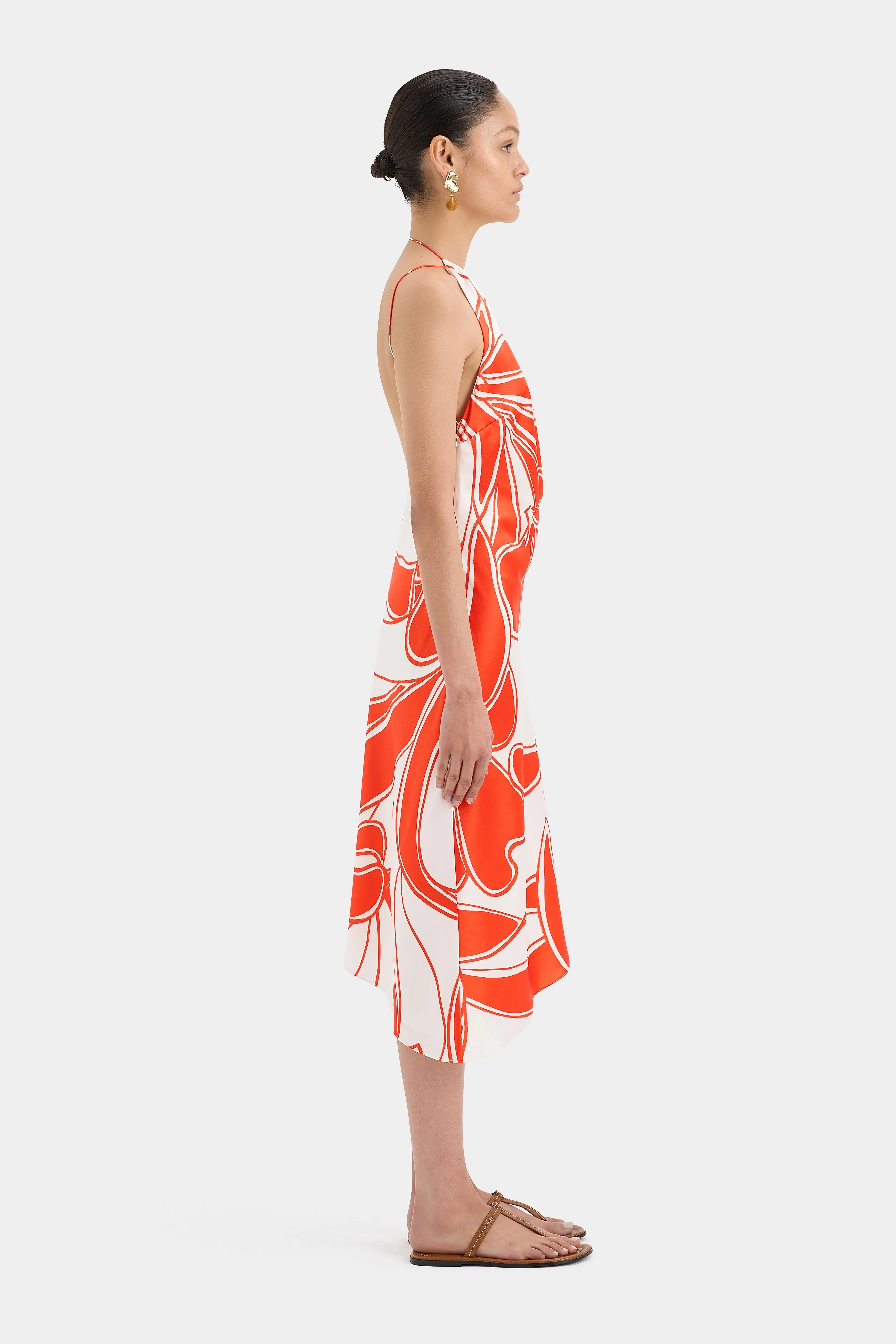 Ramona Asymmetric Bias Dress sold by SIR the label product image thumbnail 4