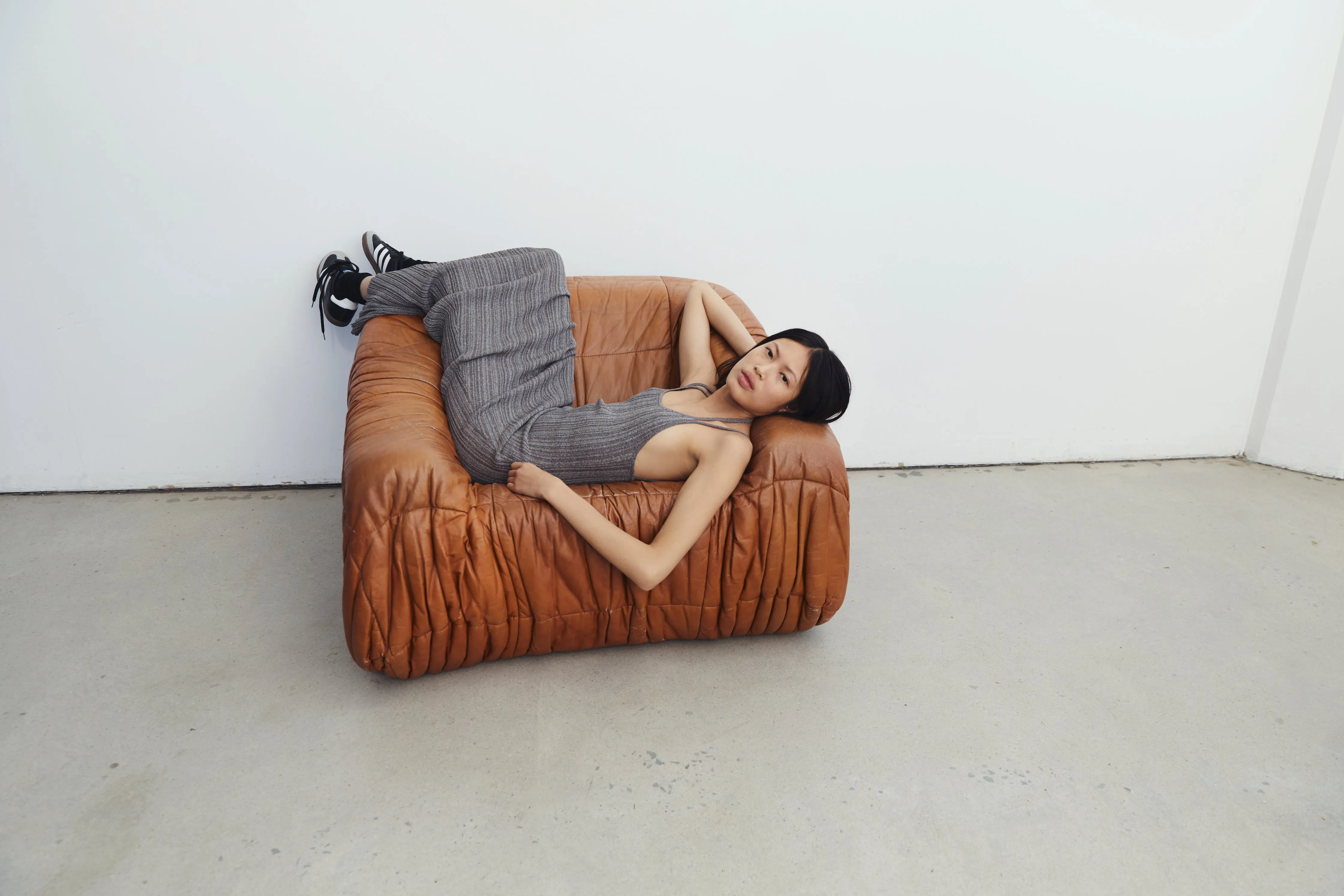 Impasto Ribbed Halter Maxi Dress sold by SIR the label product image thumbnail 5