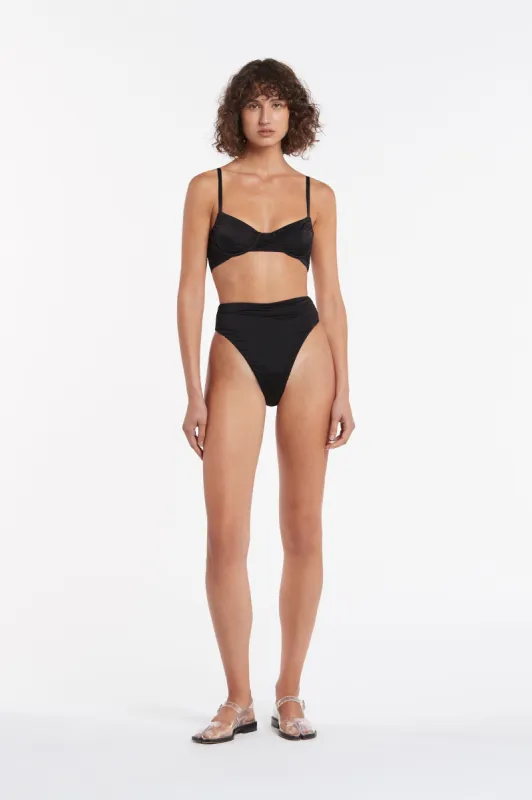 Eloi Ruched High Cut Brief sold by SIR the label