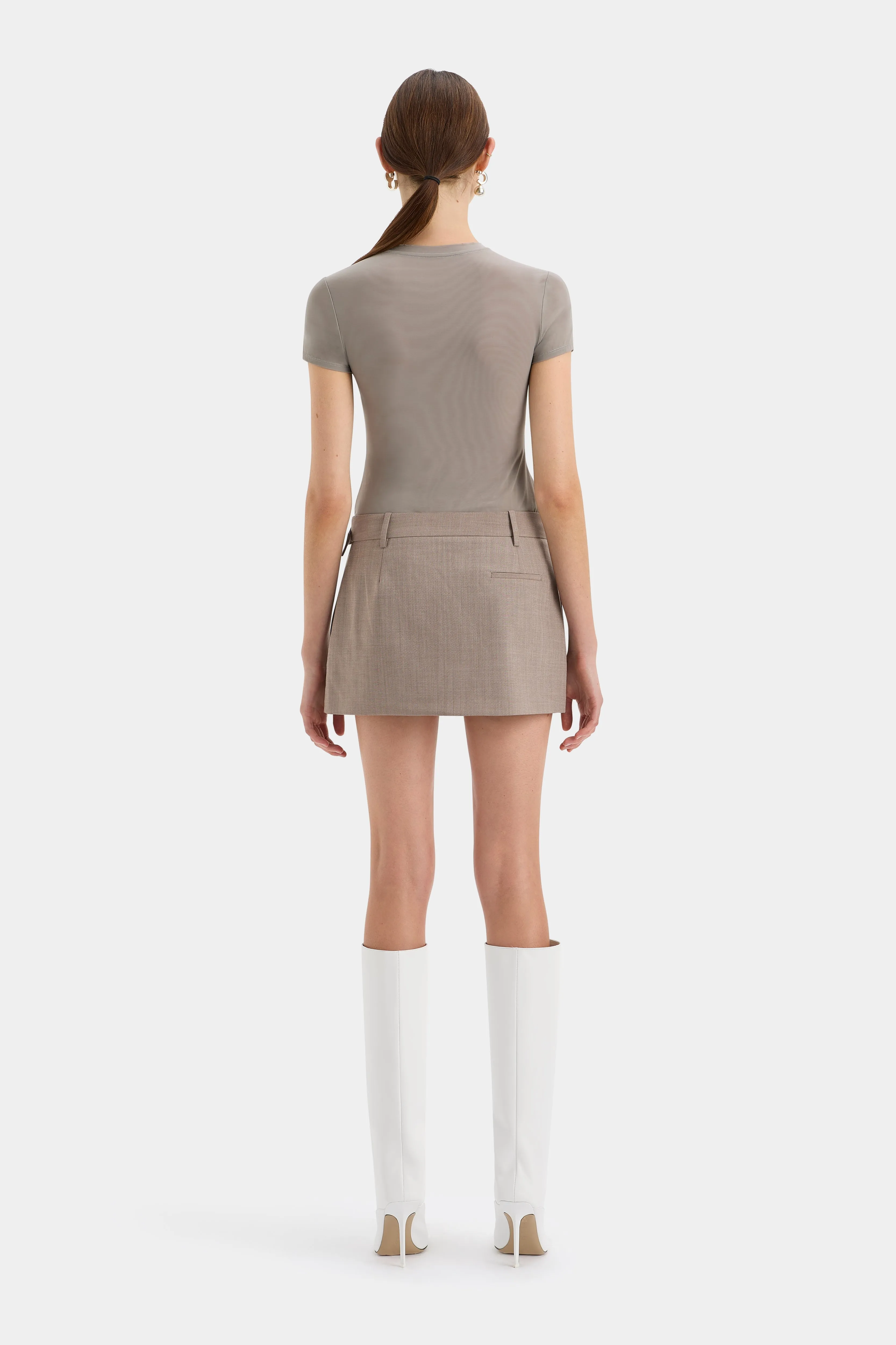 Leonardo Belted Mini Skirt sold by SIR the label product image thumbnail 3