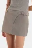 Leonardo Belted Mini Skirt sold by SIR the label