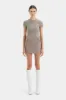Leonardo Belted Mini Skirt sold by SIR the label