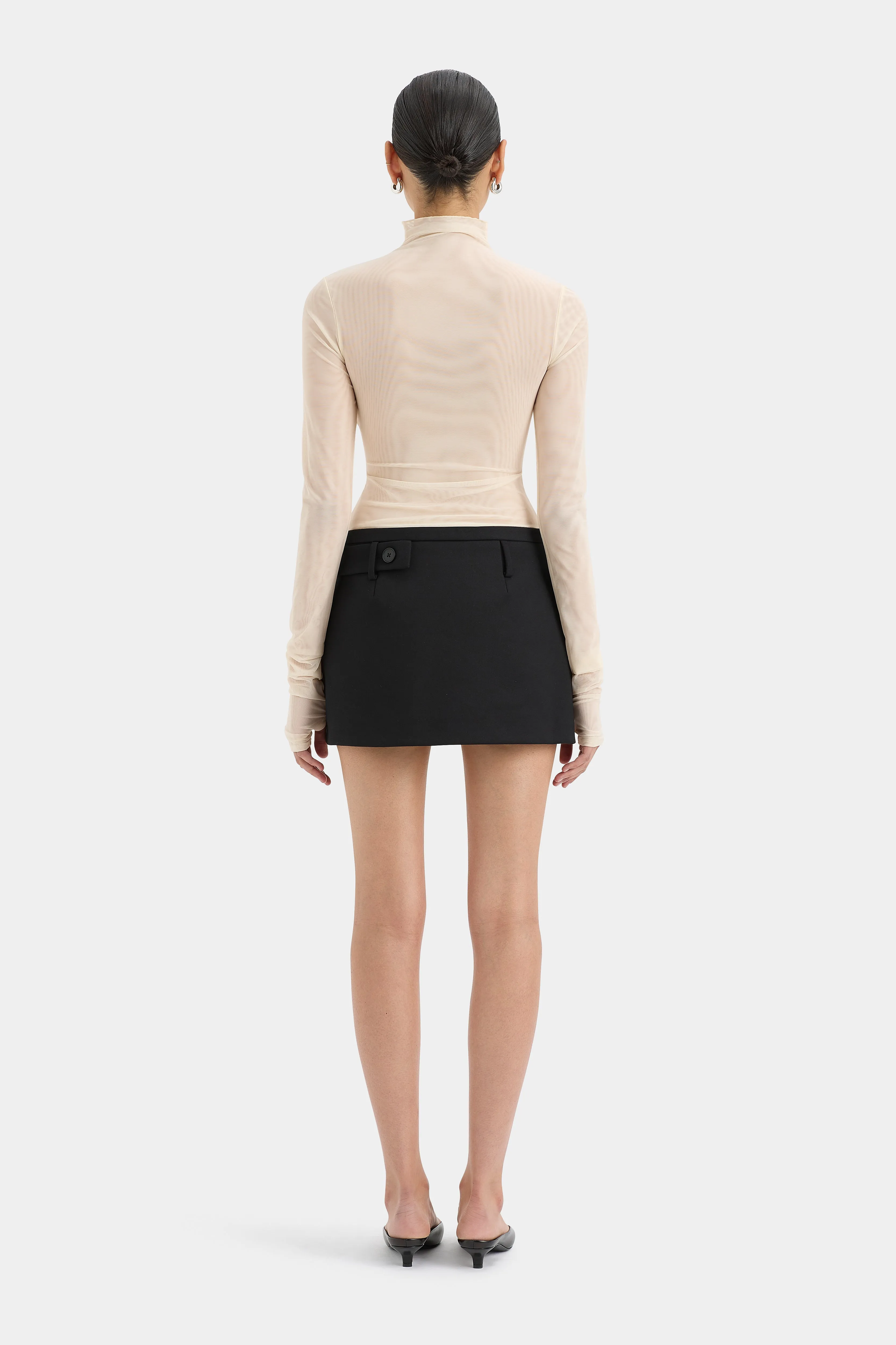 Jacques Mesh Bodysuit sold by SIR the label product image thumbnail 2