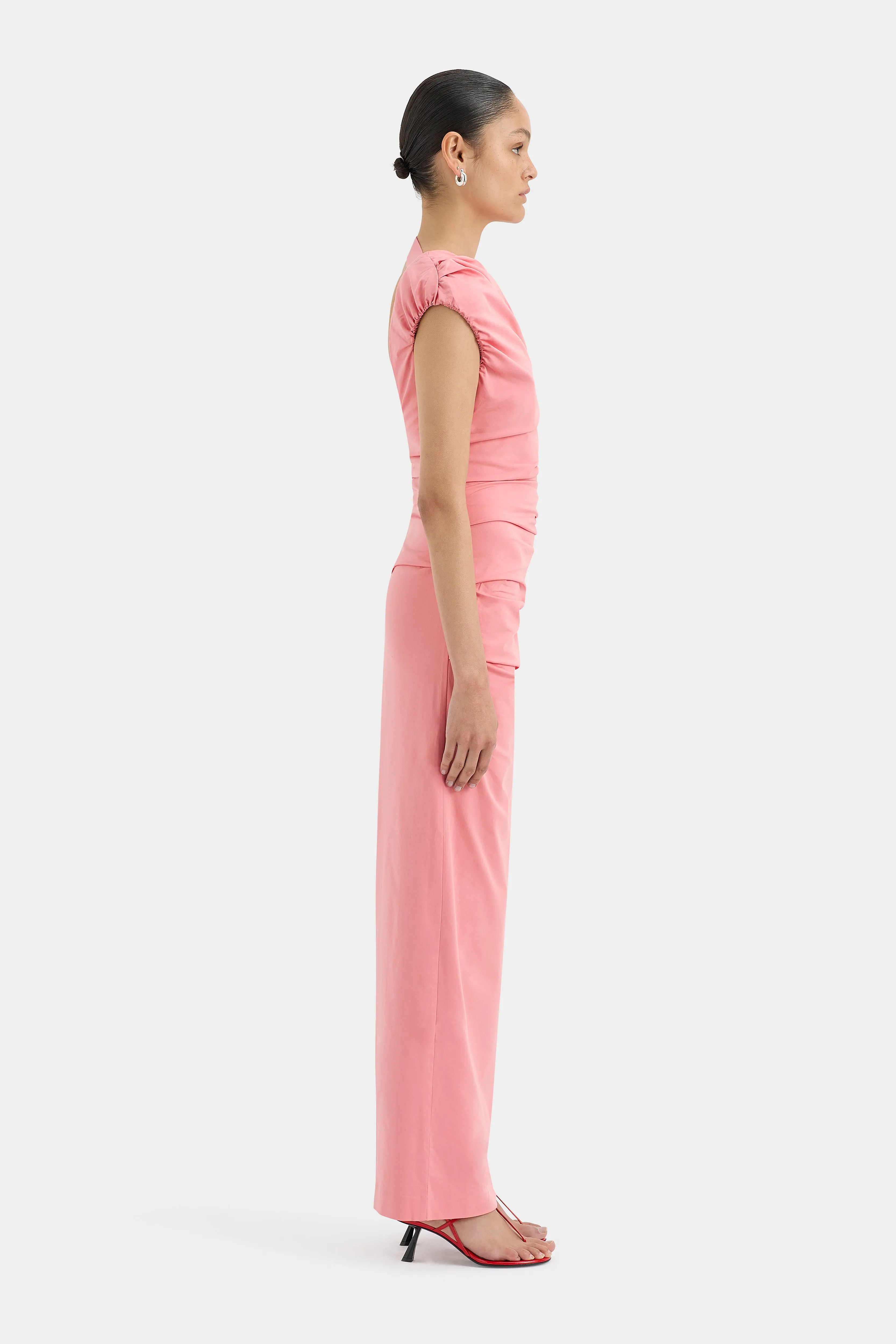 Giacomo Gathered Gown sold by SIR the label product image thumbnail 3