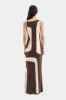 Freddie Twist Midi Dress sold by SIR the label