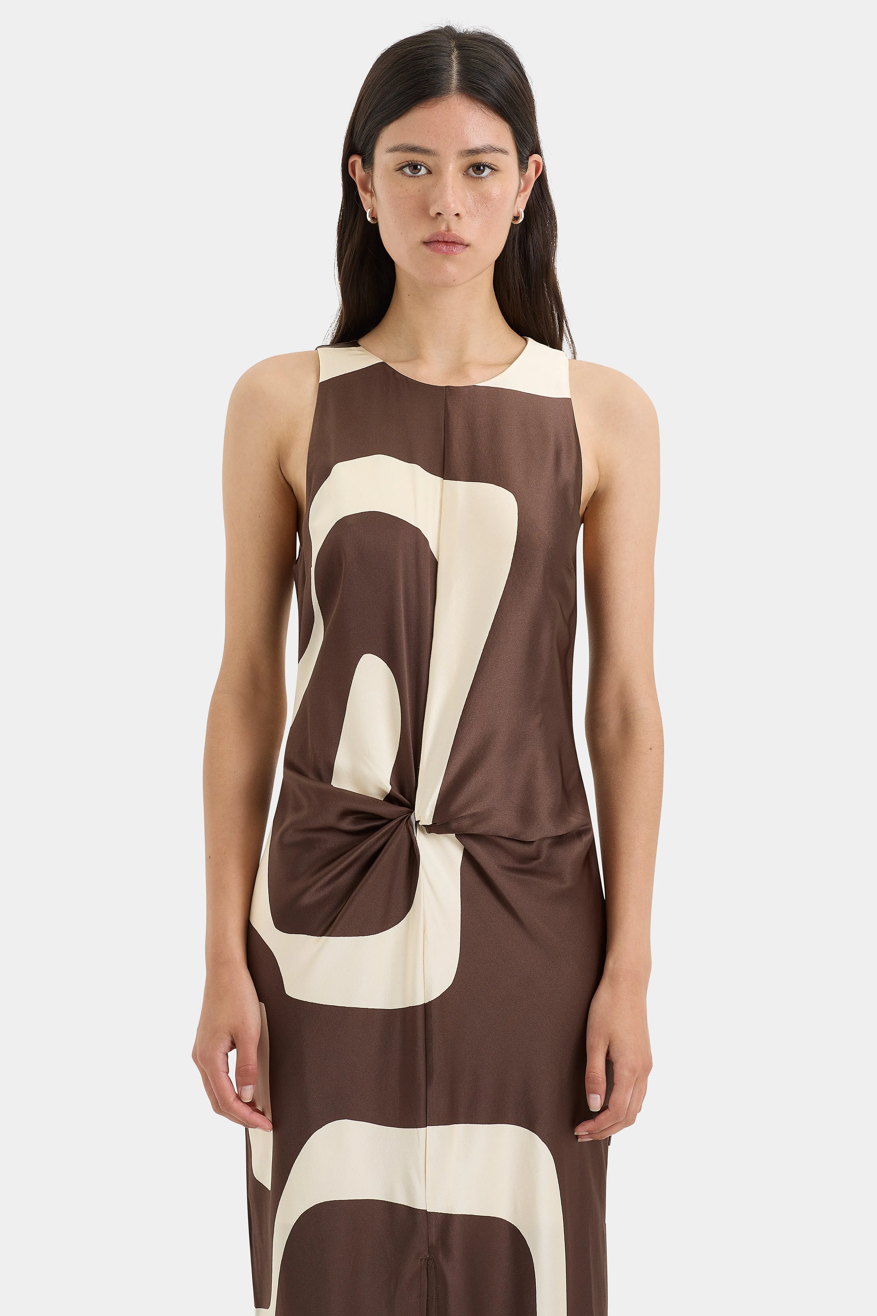 Freddie Twist Midi Dress sold by SIR the label product image thumbnail 5