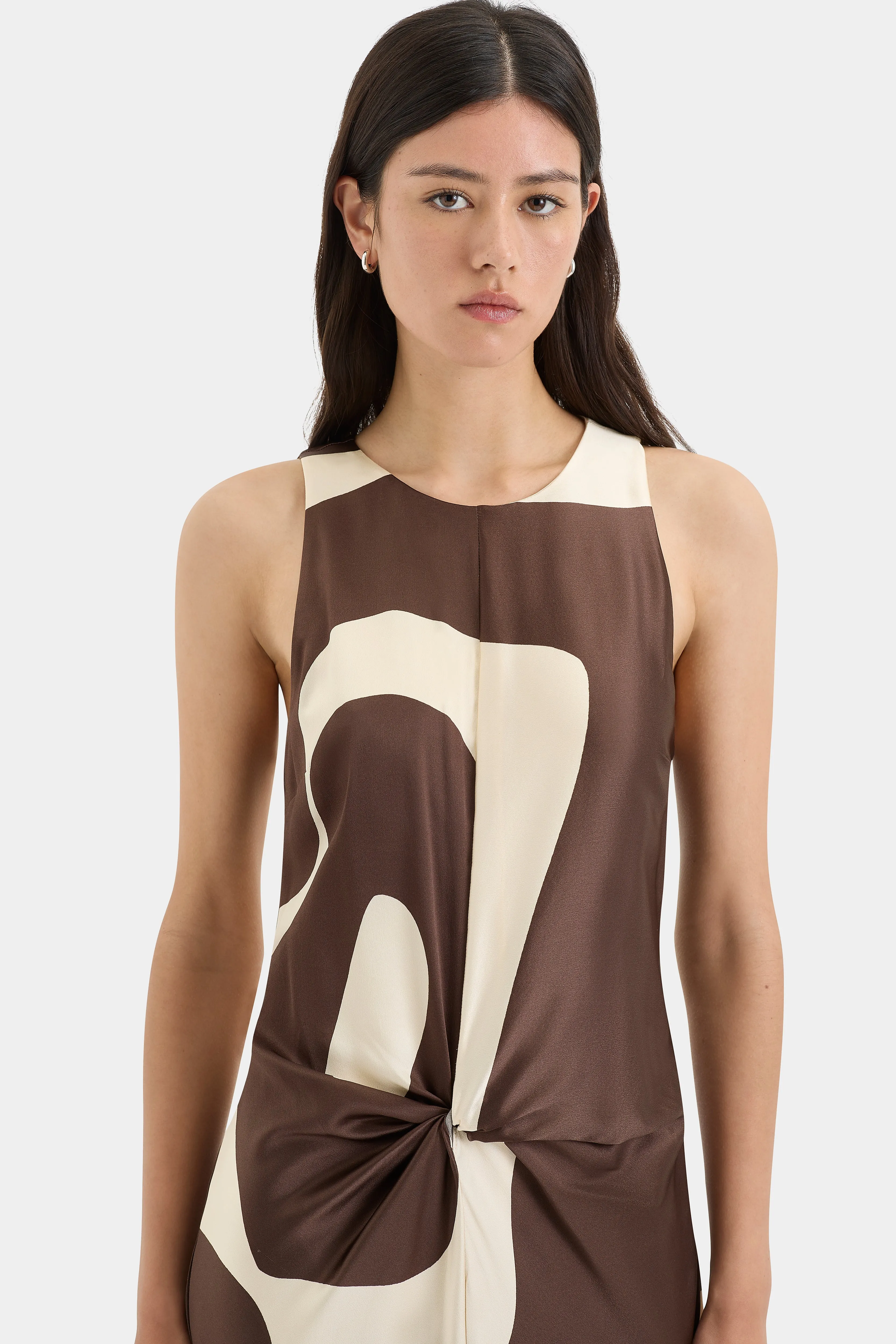 Freddie Twist Midi Dress sold by SIR the label product image thumbnail 4