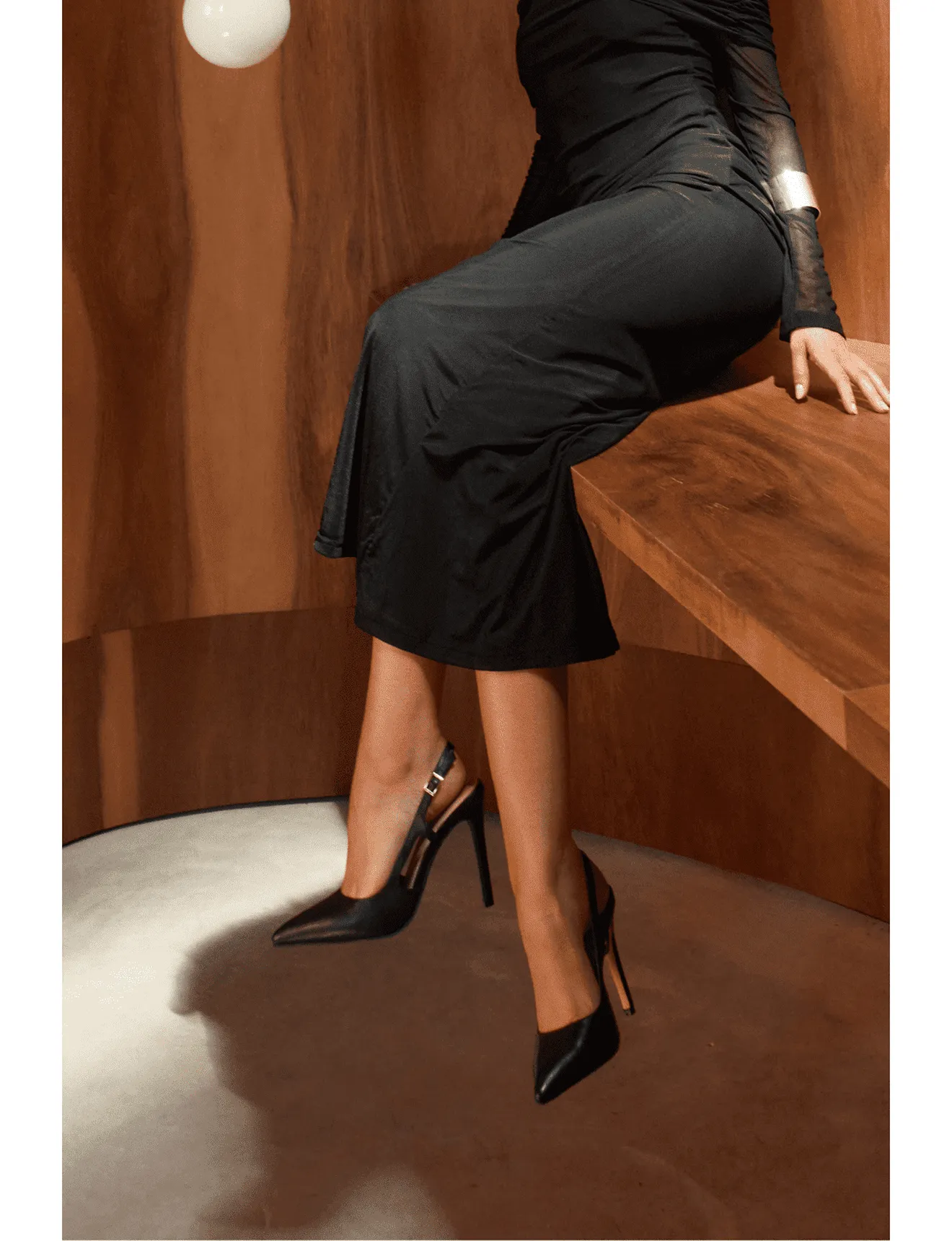 Cipriani Stiletto Pump - Black Leather sold by Siren Shoes product image thumbnail 4