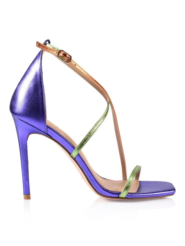 Dancer Stiletto Heels - Purple Multi sold by Siren Shoes