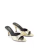 Margot Point Toe Mules - Gold Metallic Leather sold by Siren Shoes