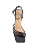 Tessie Block Heel Sandals - Black Leather sold by Siren Shoes