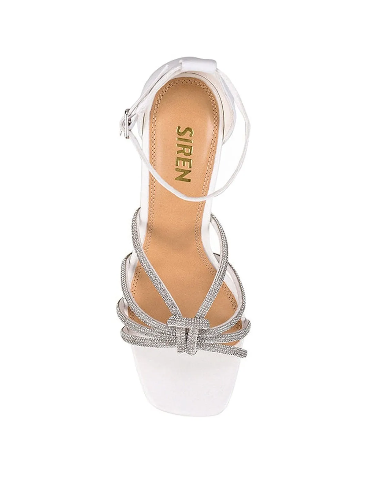 Evie Stiletto Heel (W22) - White Leather sold by Siren Shoes product image thumbnail 4