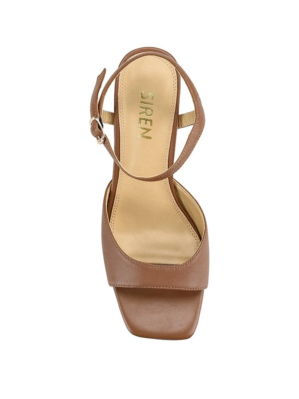 Stomp Heeled Sandals - Cinnamon Leather sold by Siren Shoes product image thumbnail 4