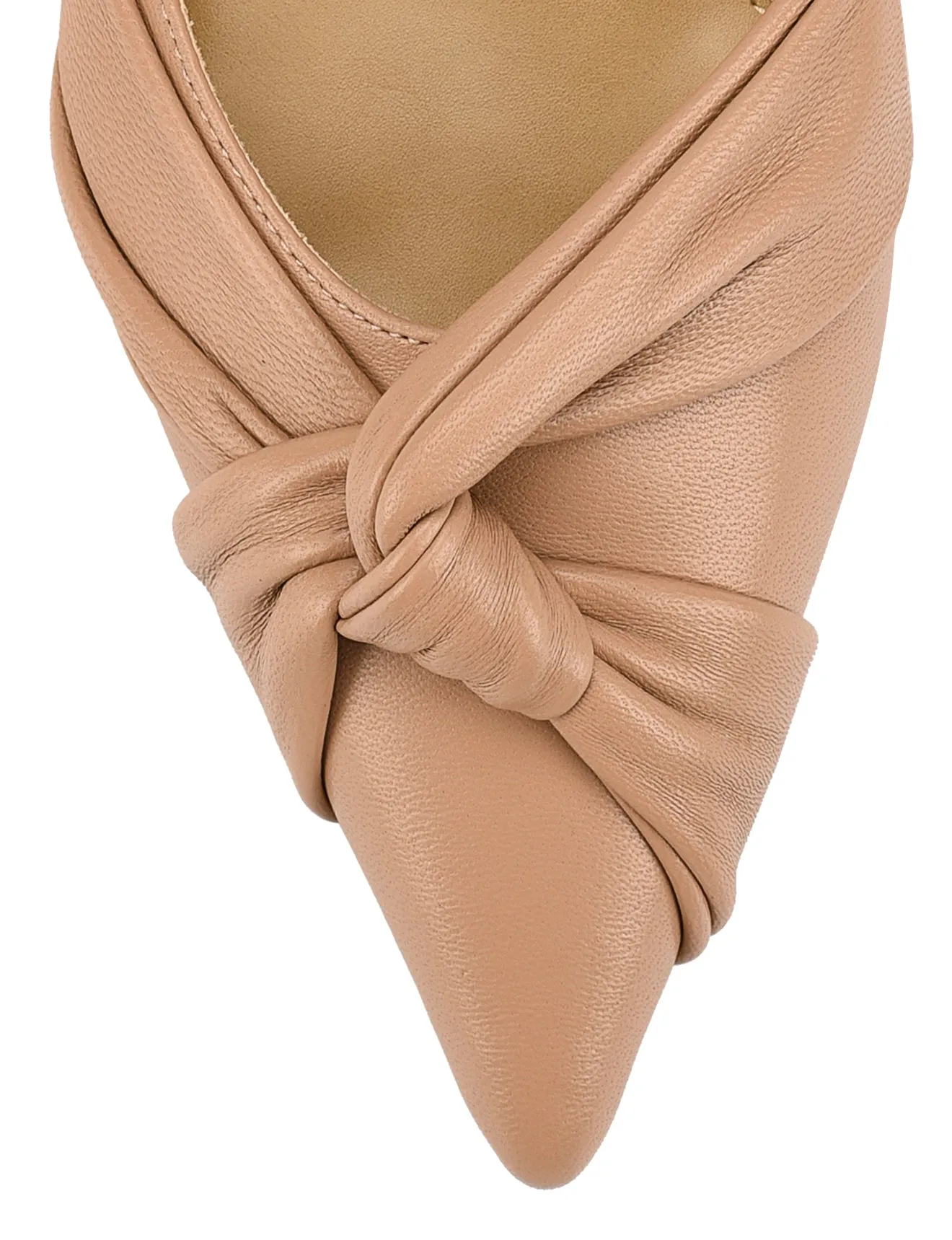 Yonder Slingback Kitten Heels - Almond Tan Leather sold by Siren Shoes product image thumbnail 5