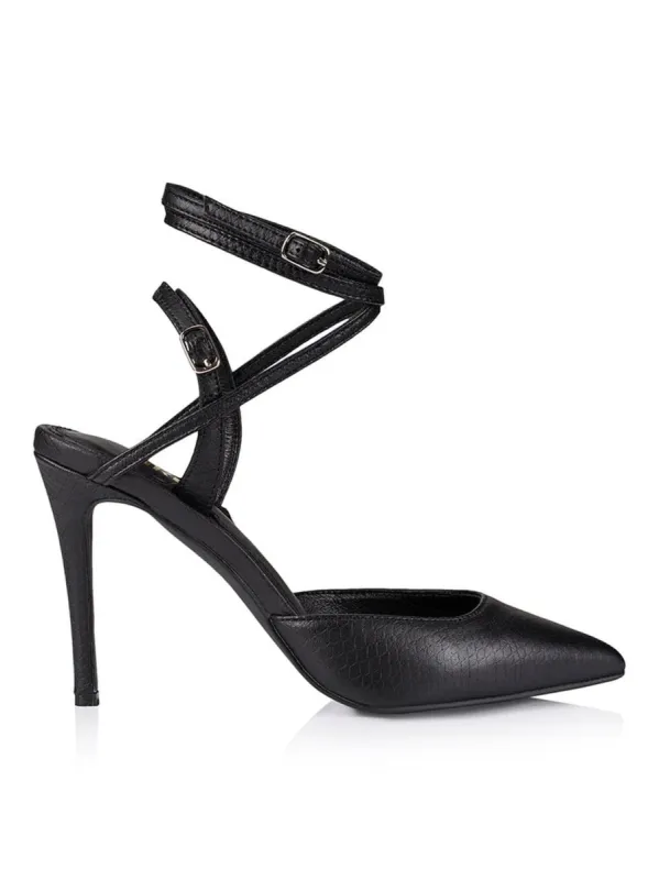 Berlin - Black Lizard sold by Siren Shoes