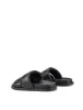 Lacey Footbed Sandals - Black Leather sold by Siren Shoes