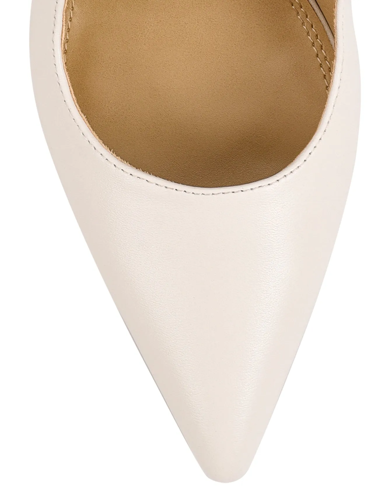 Cipriani Stiletto Pump - Chalk White Leather sold by Siren Shoes product image thumbnail 3