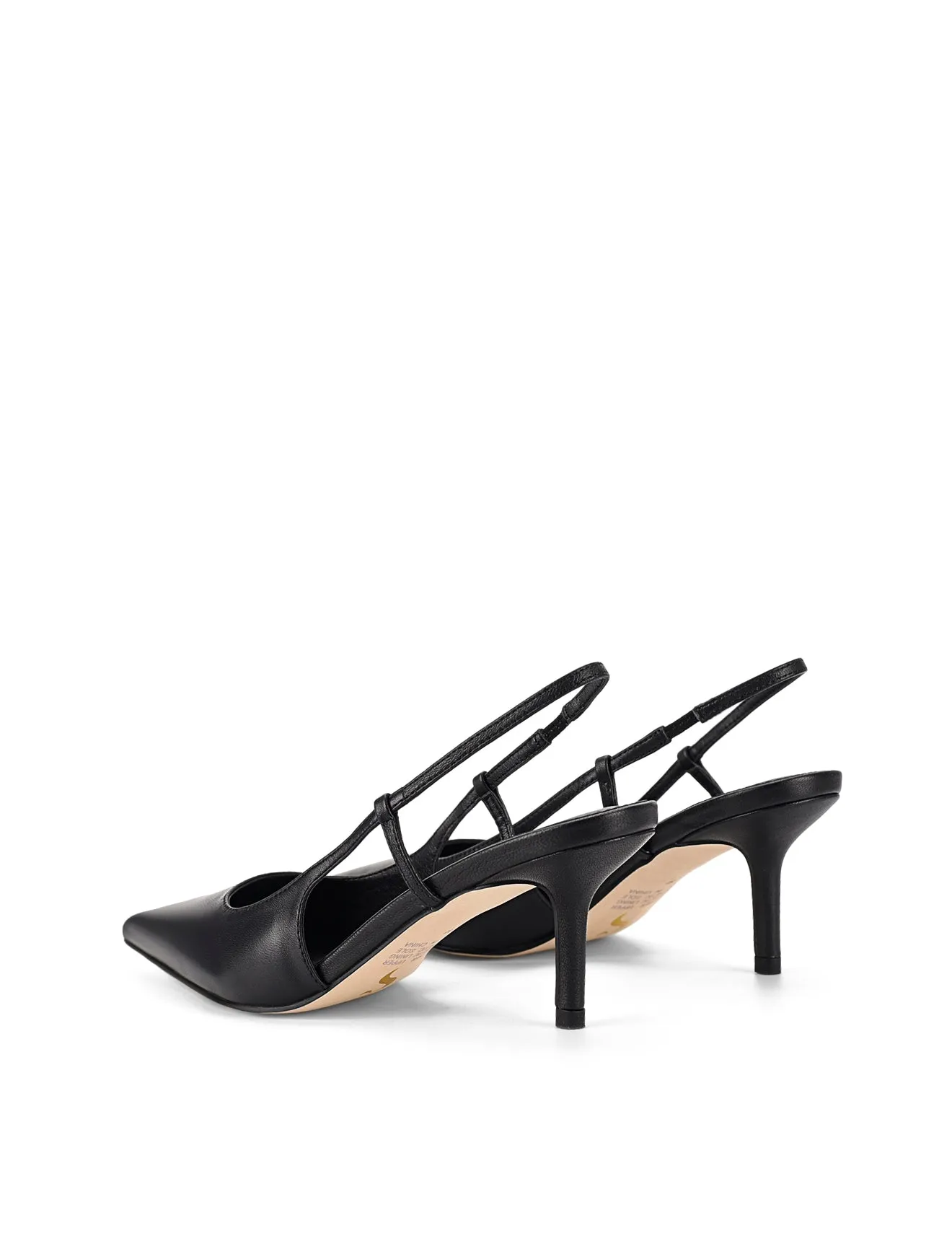 Yohana Heeled Slingback - Black Leather sold by Siren Shoes product image thumbnail 3