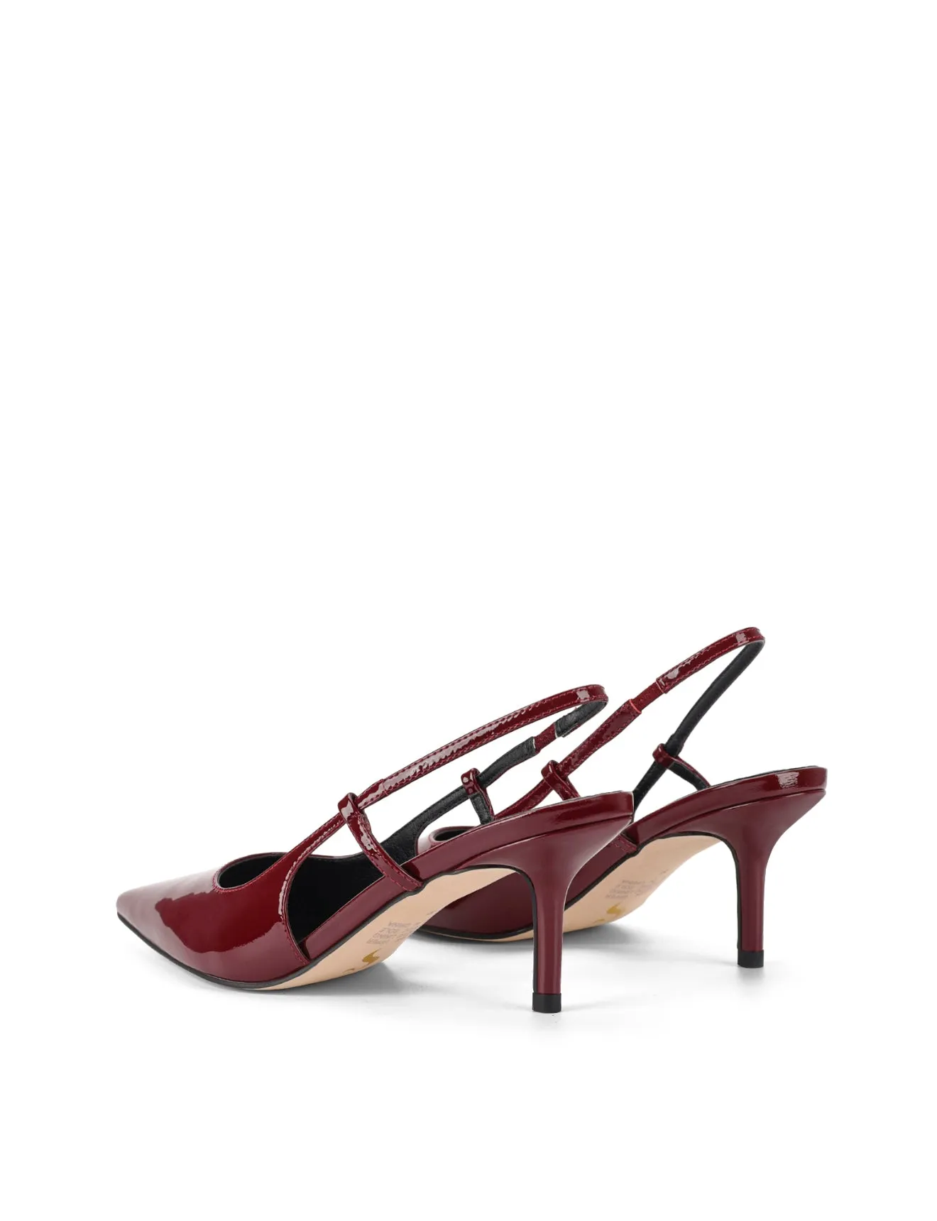 Yohana Heeled Slingback - Wine Patent Leather sold by Siren Shoes product image thumbnail 3