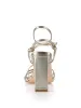 Kalista Block Heel Sandals - Soft Gold Leather sold by Siren Shoes