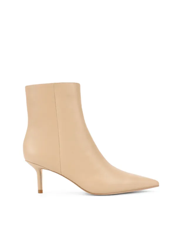 Yosha  Ankle Boots - Nude Leather sold by Siren Shoes