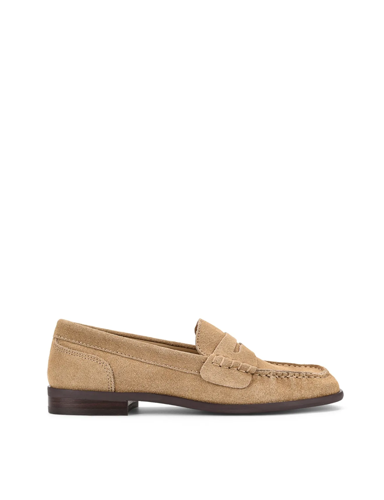 Paddy Loafers - Taupe Suede sold by Siren Shoes