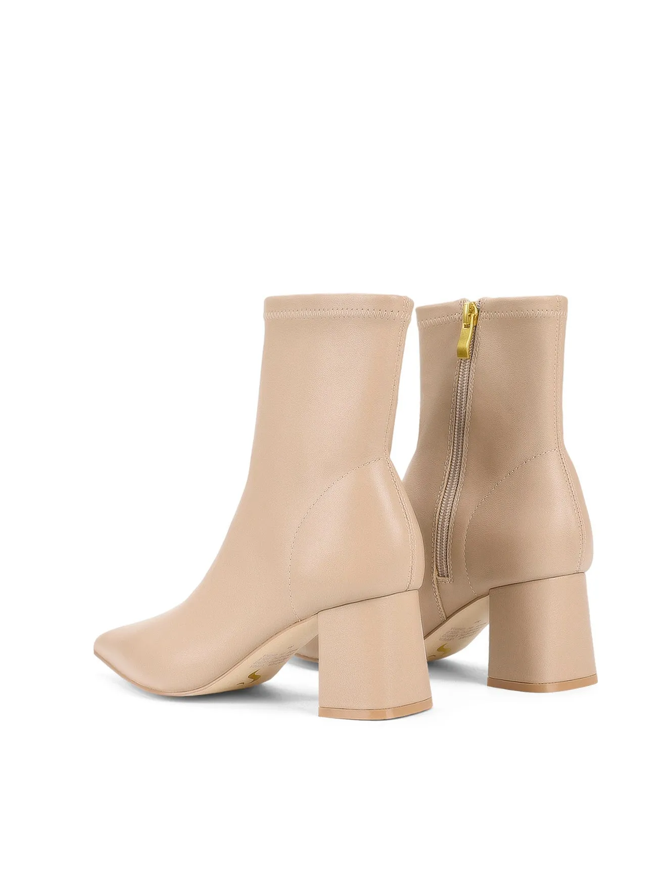 Yanet Ankle Boots - Nude Stretch Leather sold by Siren Shoes product image thumbnail 5
