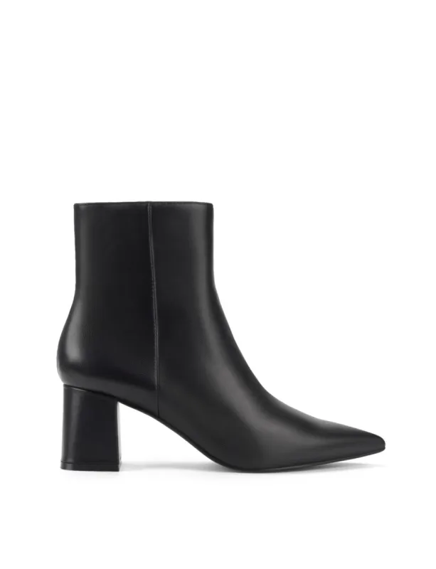 Yates Ankle Boots - Black Leather sold by Siren Shoes