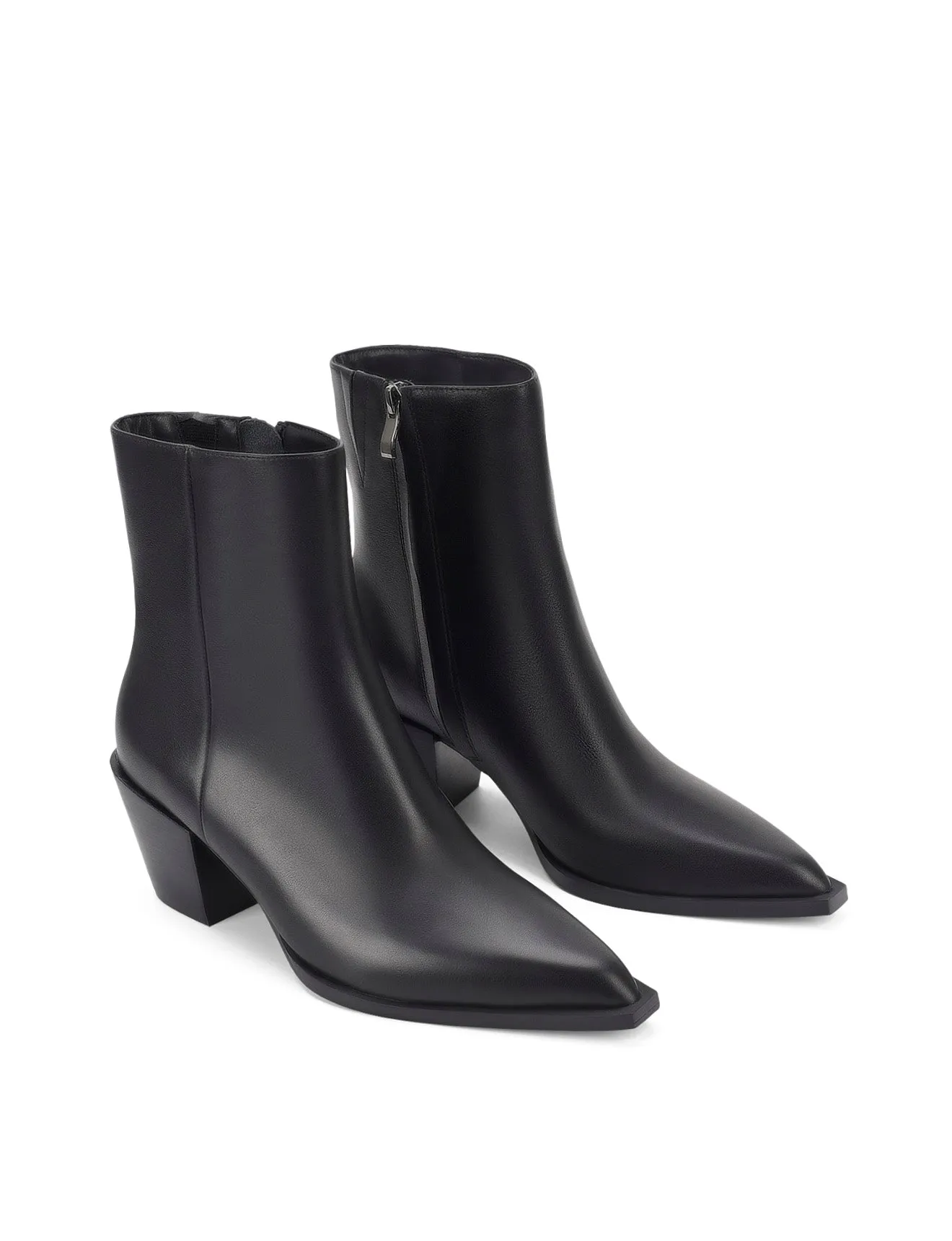Roger Ankle Boots - Black Leather sold by Siren Shoes product image thumbnail 2