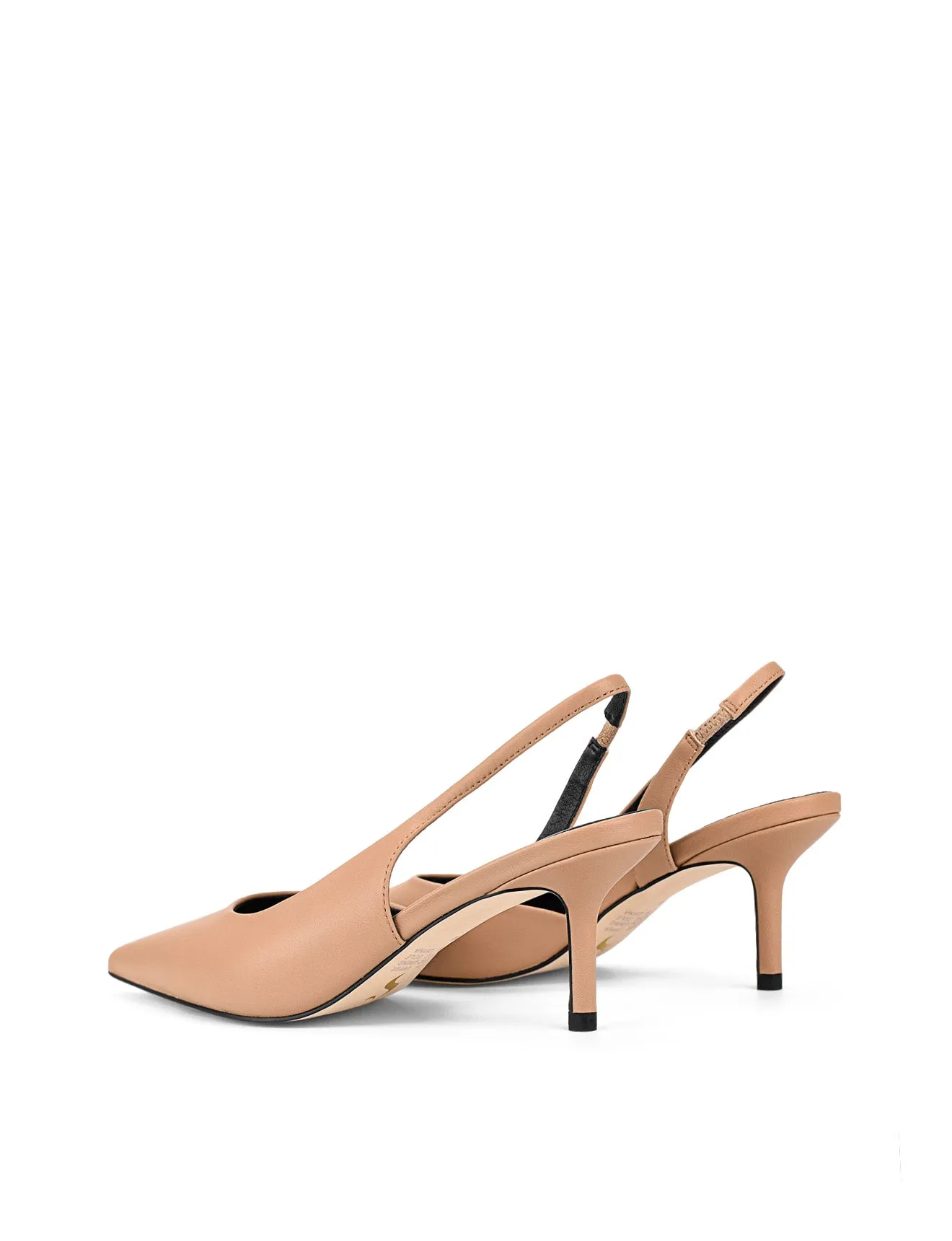 Yoselyn Dorsay Slingbacks - Almond Tan Leather sold by Siren Shoes product image thumbnail 3